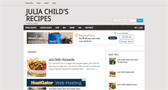 Desktop Screenshot of juliachildsrecipes.com
